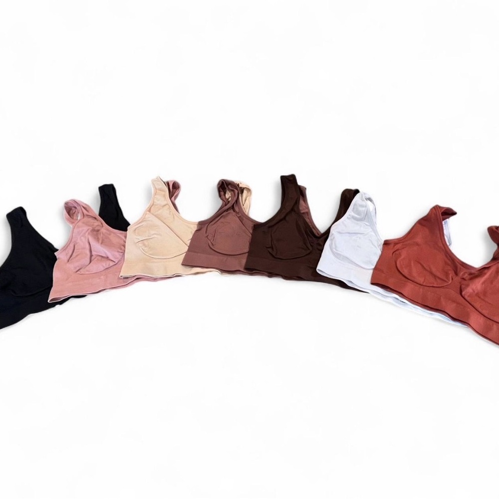 Women's Seamless Comfort Bras - Multi-Color Pack